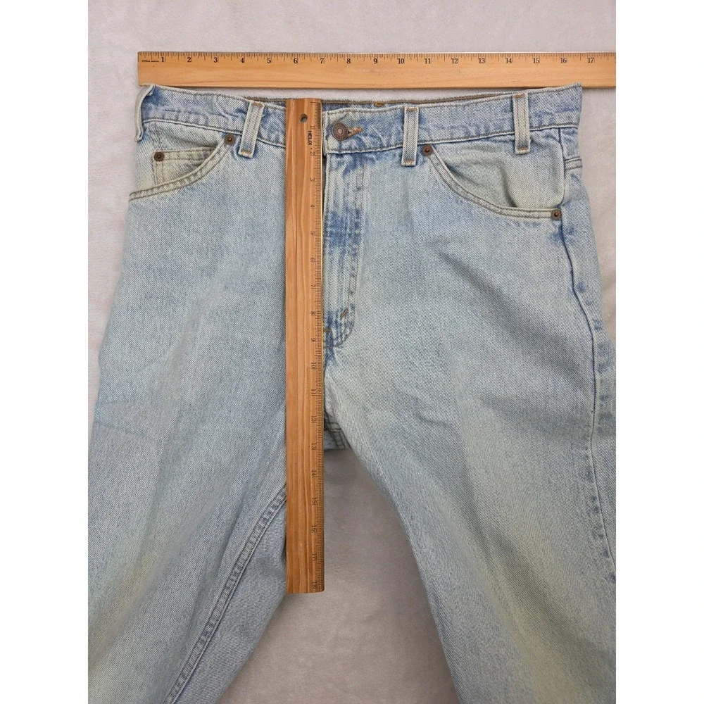 Vintage 90s Levi's 550 Jeans‎ | Orange Tab Light Wash | Relaxed Tapered | 34x34